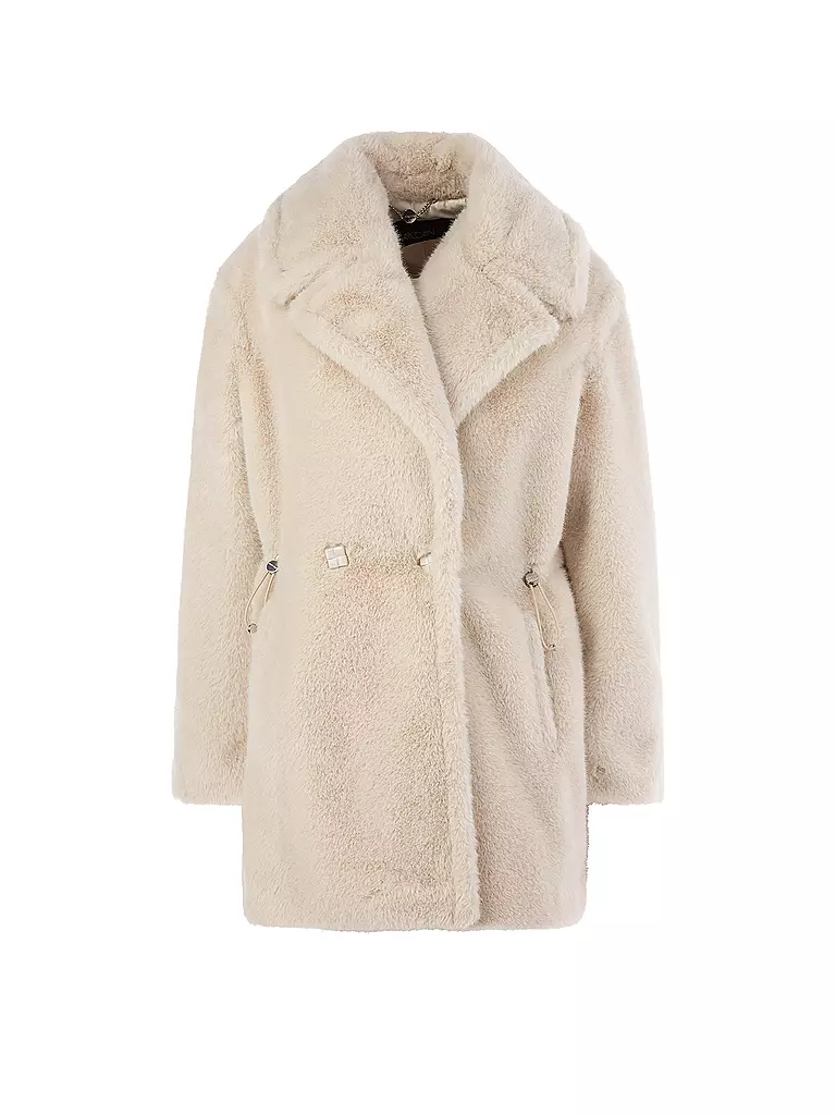 MARC CAIN  Parka in Felloptik grau