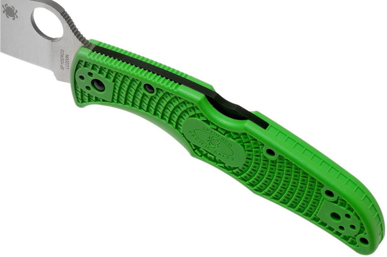 Spyderco Pacific Salt 2 Green LC200N C91FPGR2 zakmes