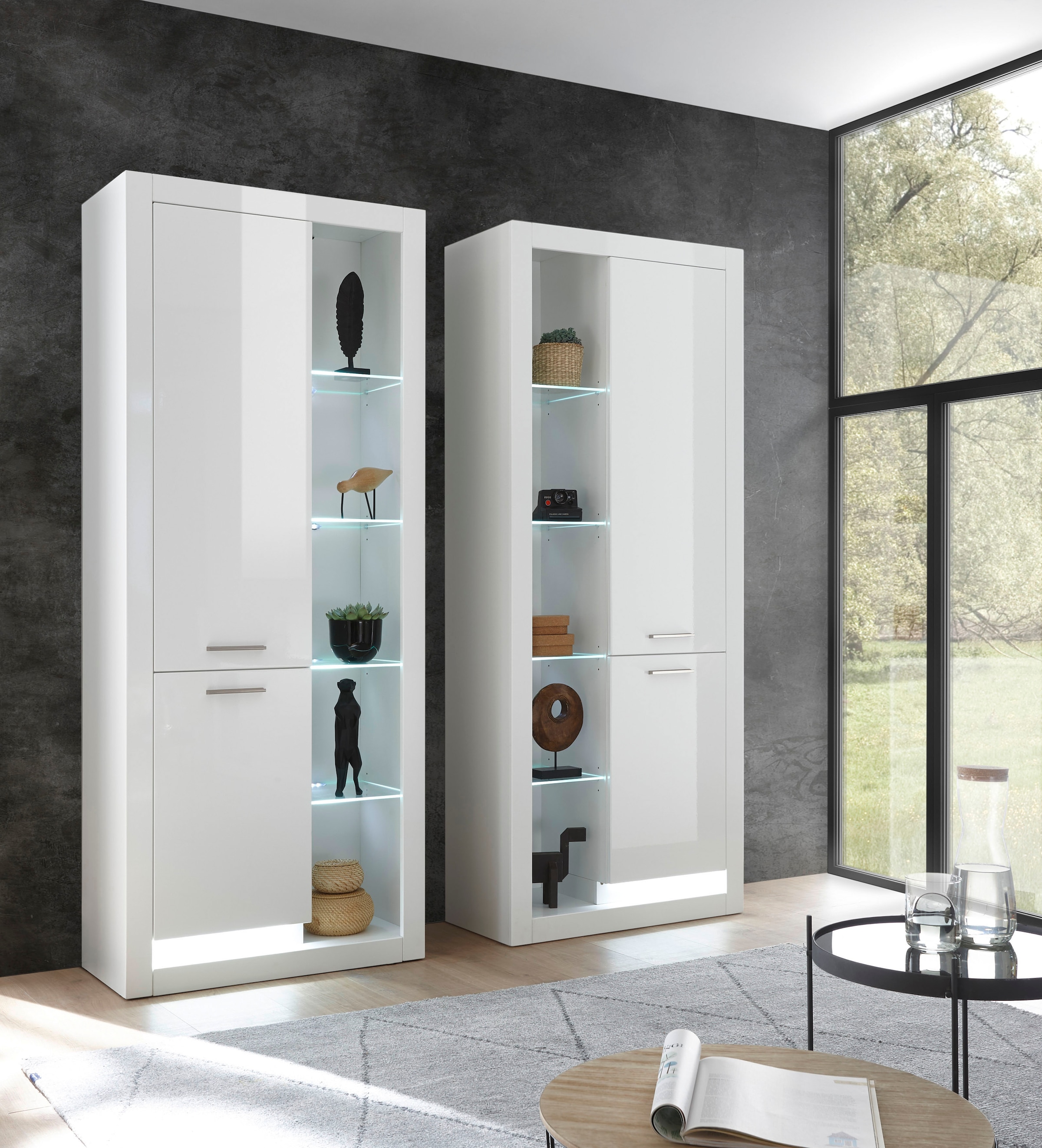 PLACES OF STYLE Vitrine »MERAN« Höhe ca. 196 cm