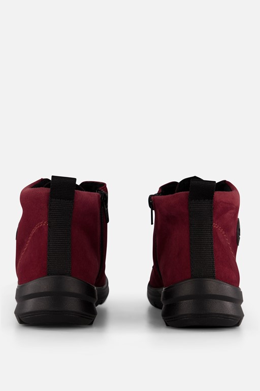 Rieker Veterboots bordeaux Suede