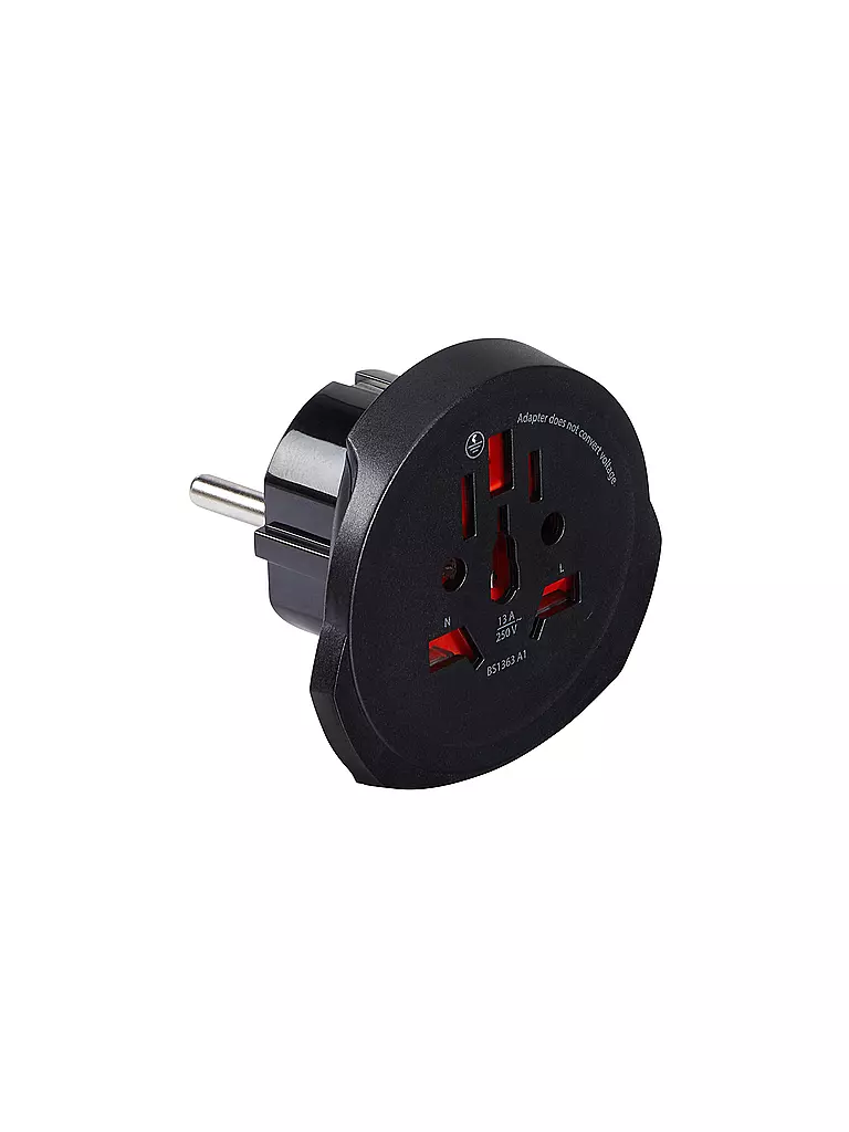 SAMSONITE Weltweiter Adapter 3-Polig  schwarz