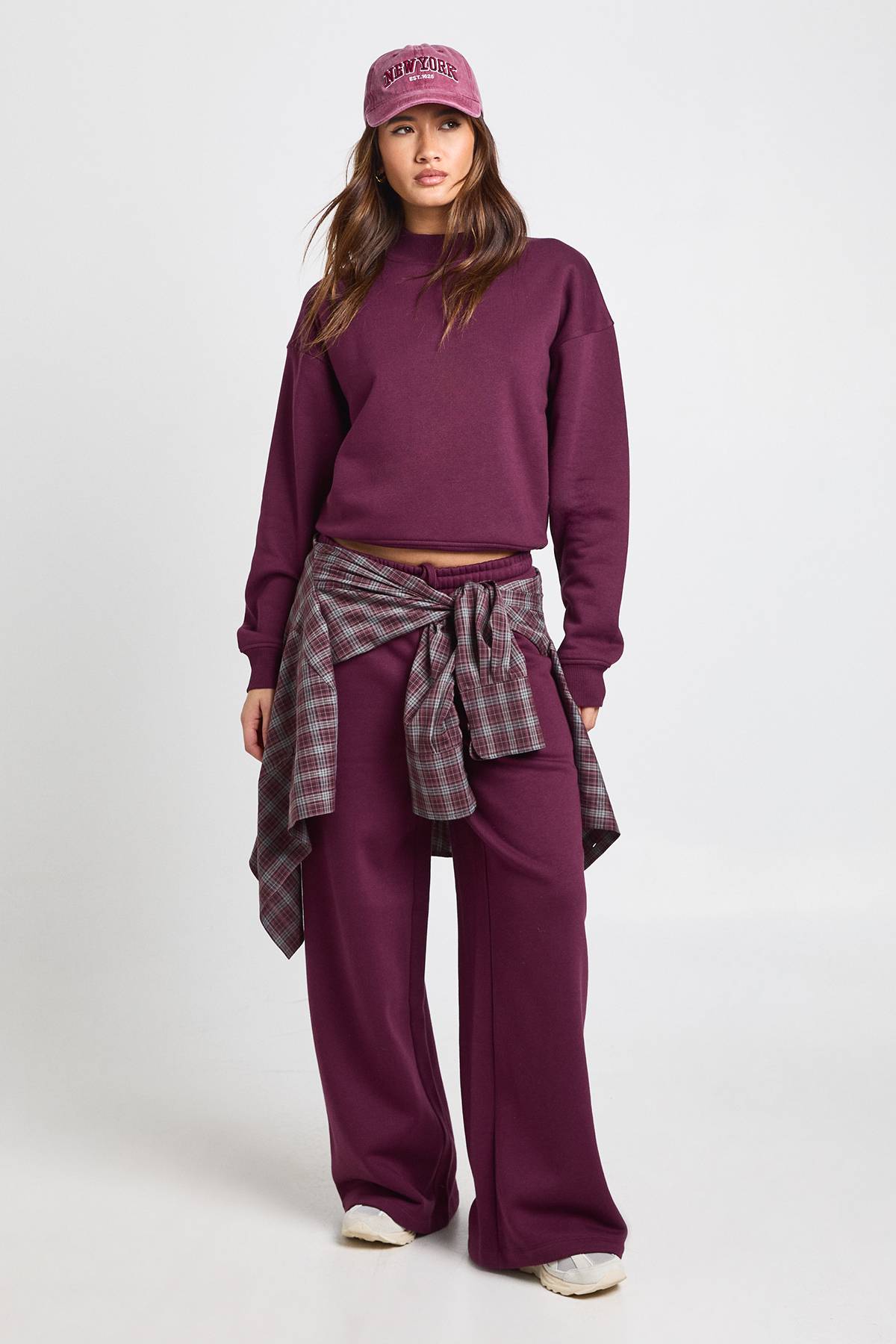 boohoo Survêtement Sweat à Col Montant