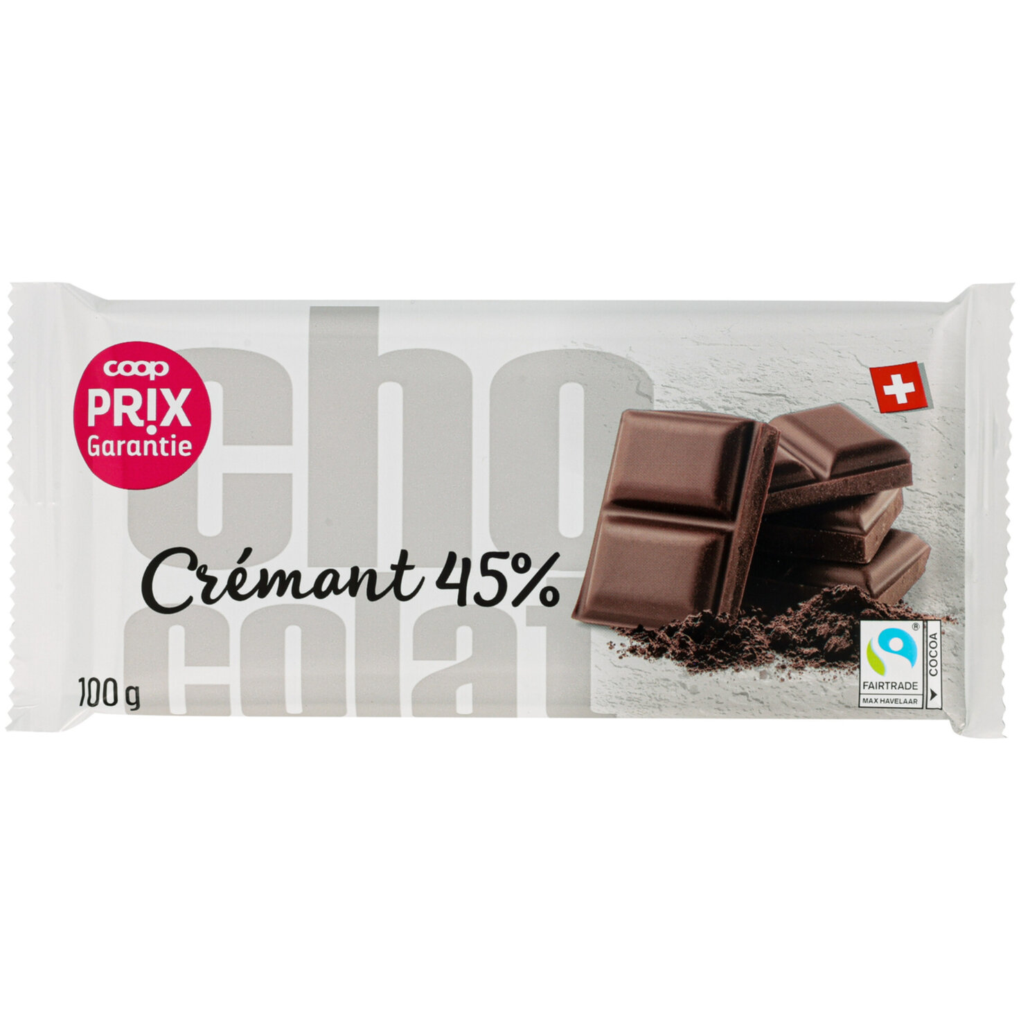 Prix Garantie Fairtrade Tafelschokolade Noir