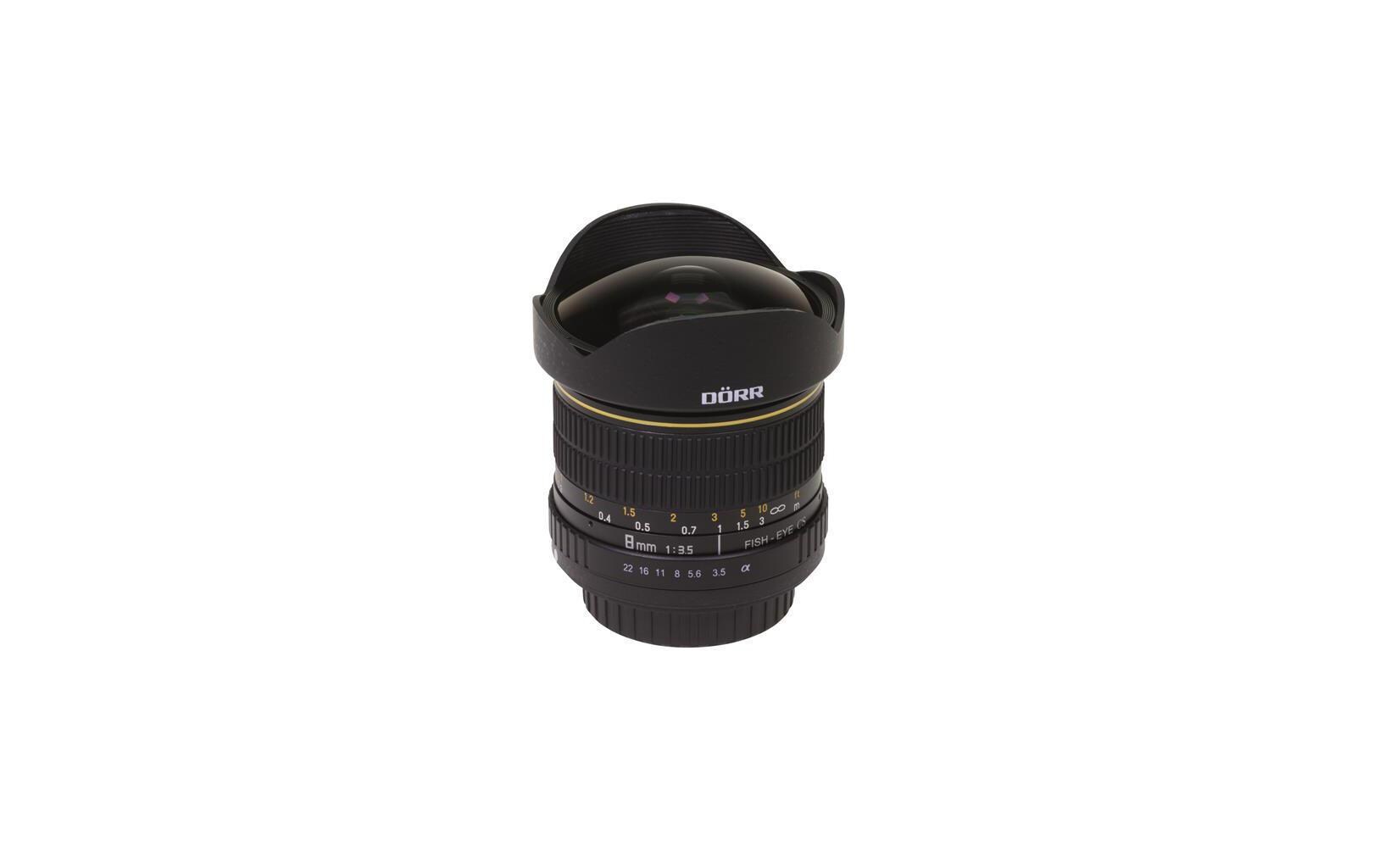 Festbrennweite 8mm F/3.5 – Sony A-Mount<br>8 mm f/3,5