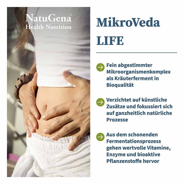 Mikroveda Life 33 Bakterienstämme + 20 Kräuter Bio, 1 l