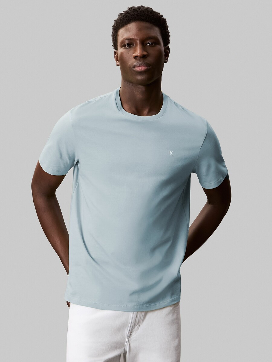 CALVIN KLEIN JEANS<br>Camiseta básica de manga curta