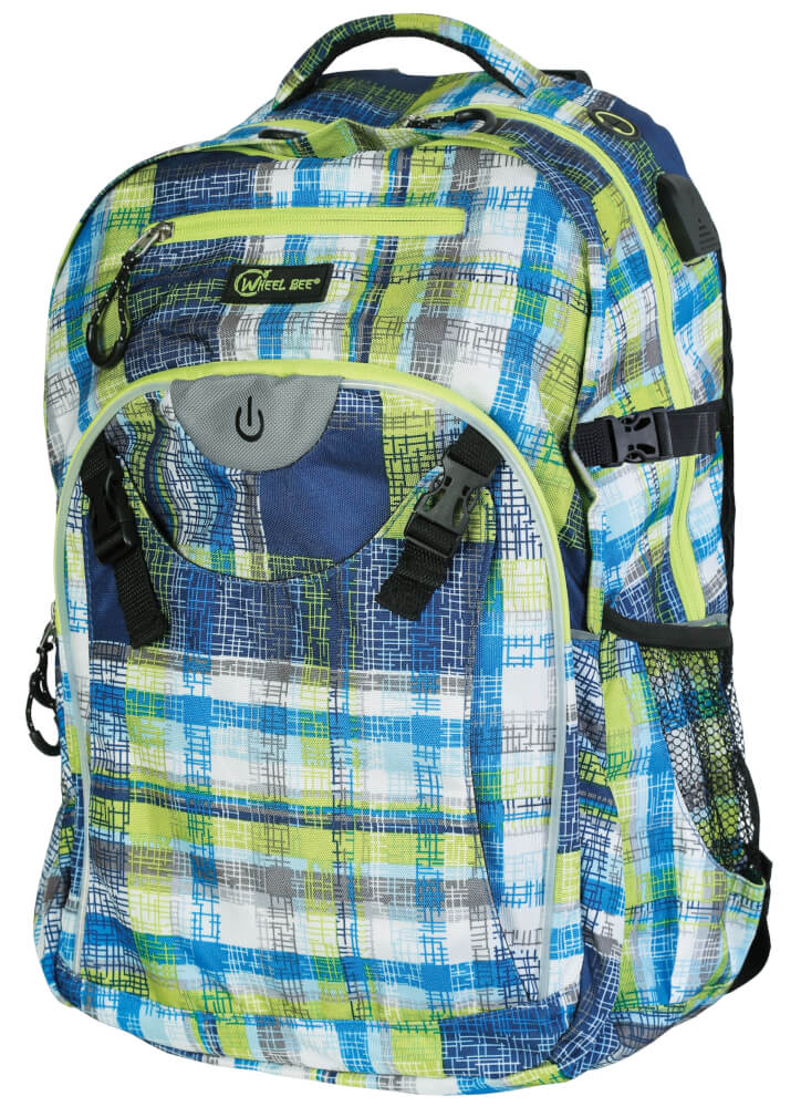 Wheel Bee BACKPACK Generation Z, Design blue/green/white
