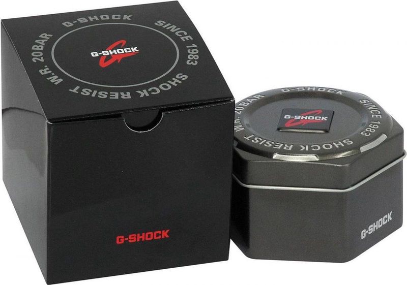 Casio G Shock GA 100B 4AER Herenhorloge 51 Rood