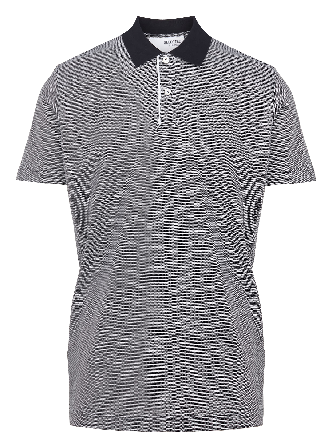 MARAT - Polo regular fit en coton mélangé | Bleu