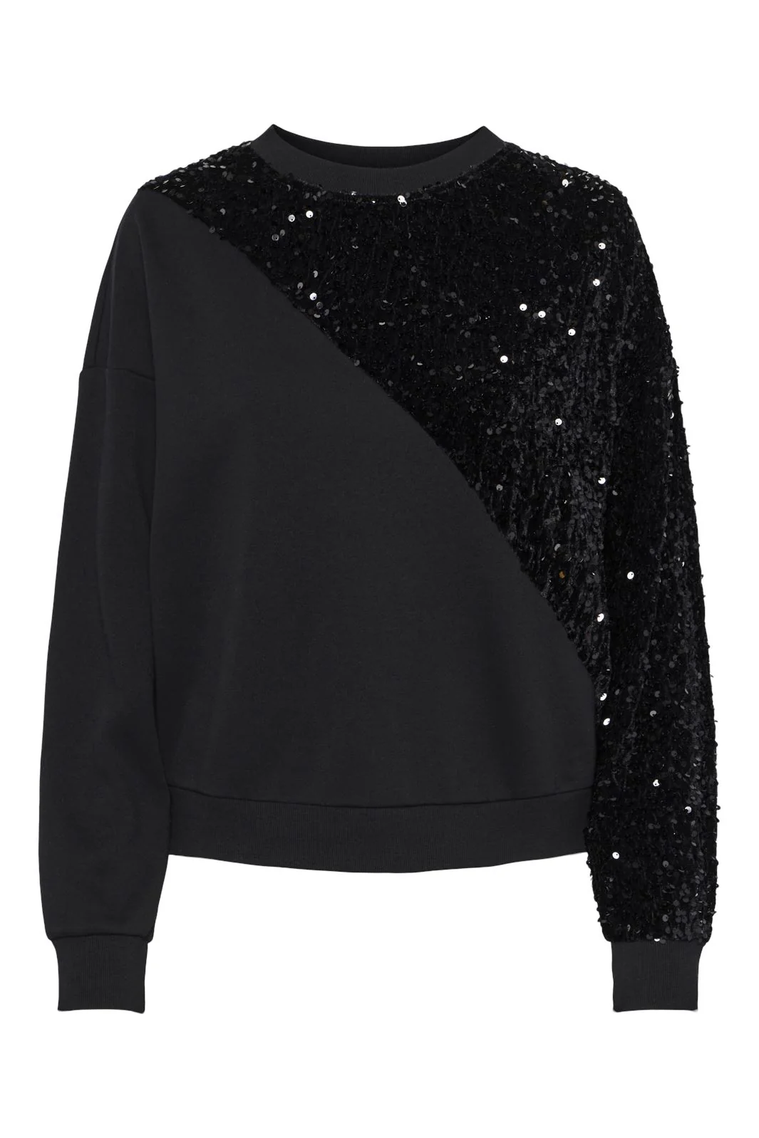 Pieces Pcnancy Ls Sweat 4611856 black tone in tone seqence