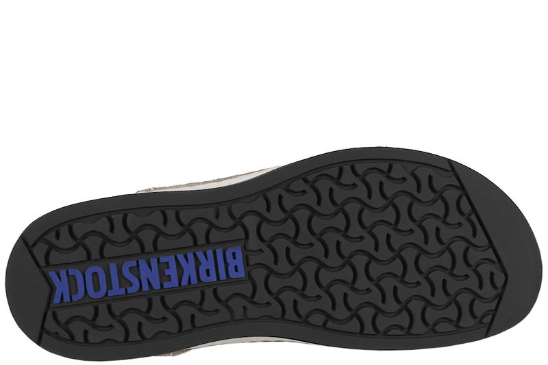 BIRKENSTOCK - PASADENA TAUPE SKO I GRÅBRUNT RUSKIND