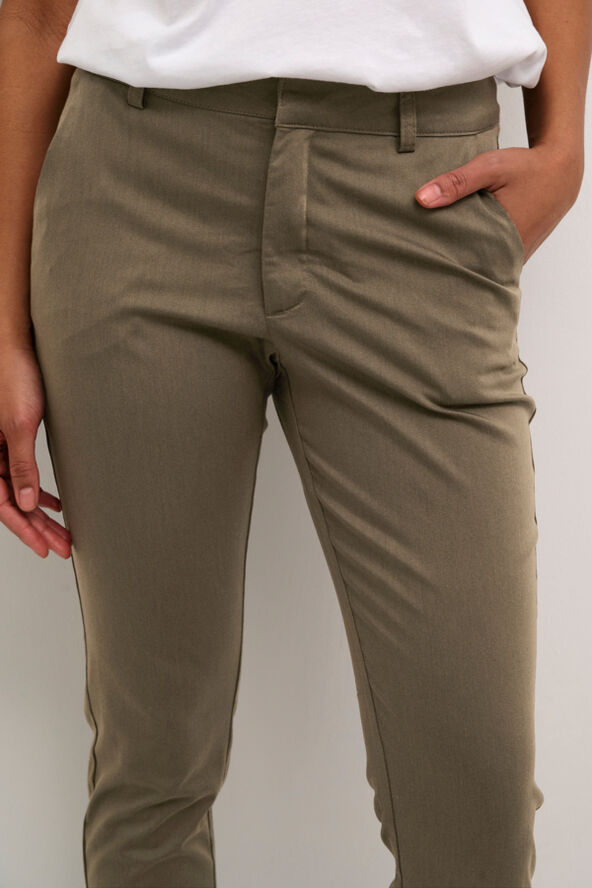 Kaffe KAlea 7/8 Chino Pant Major brown