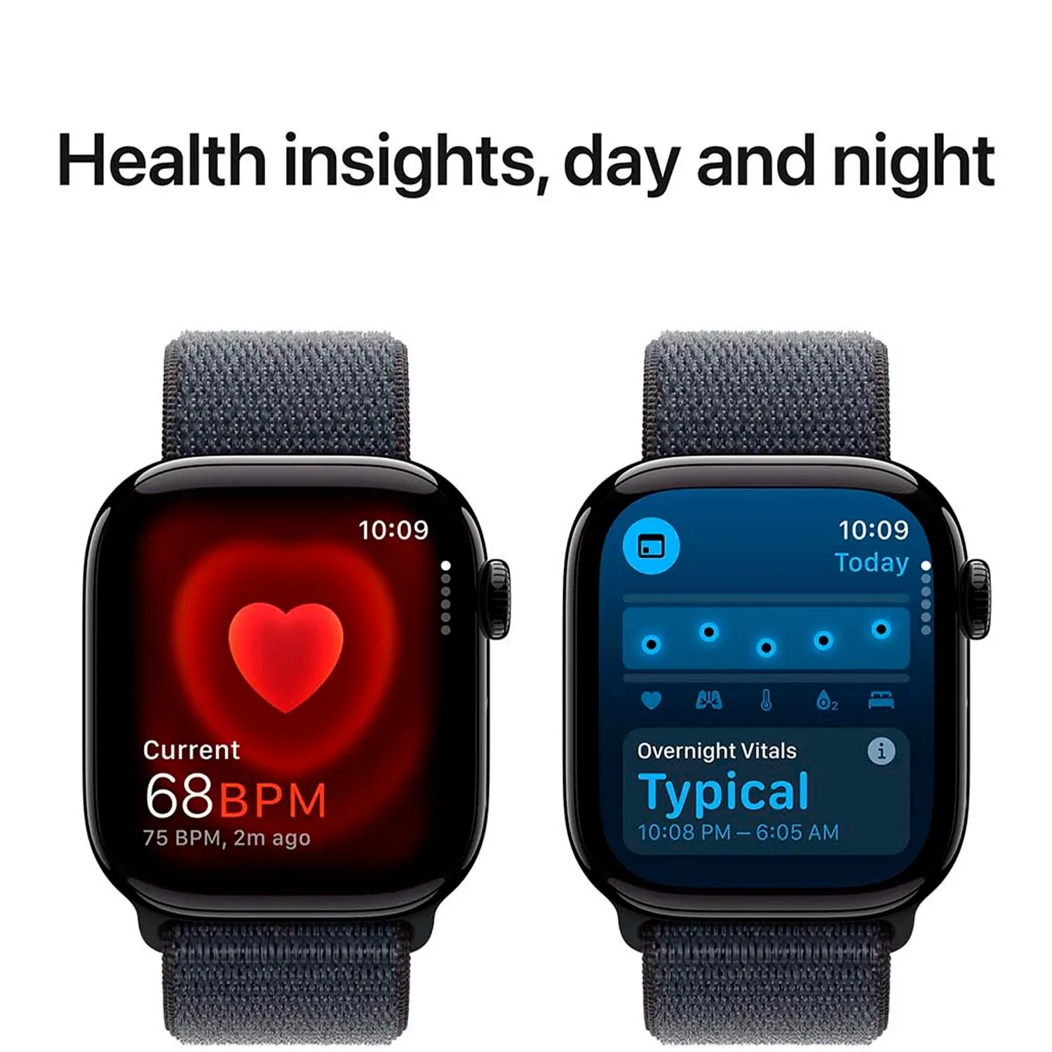 Apple Watch Series 10 GPS 42mm Jet Black Aluminium Sport Loop MWWG3