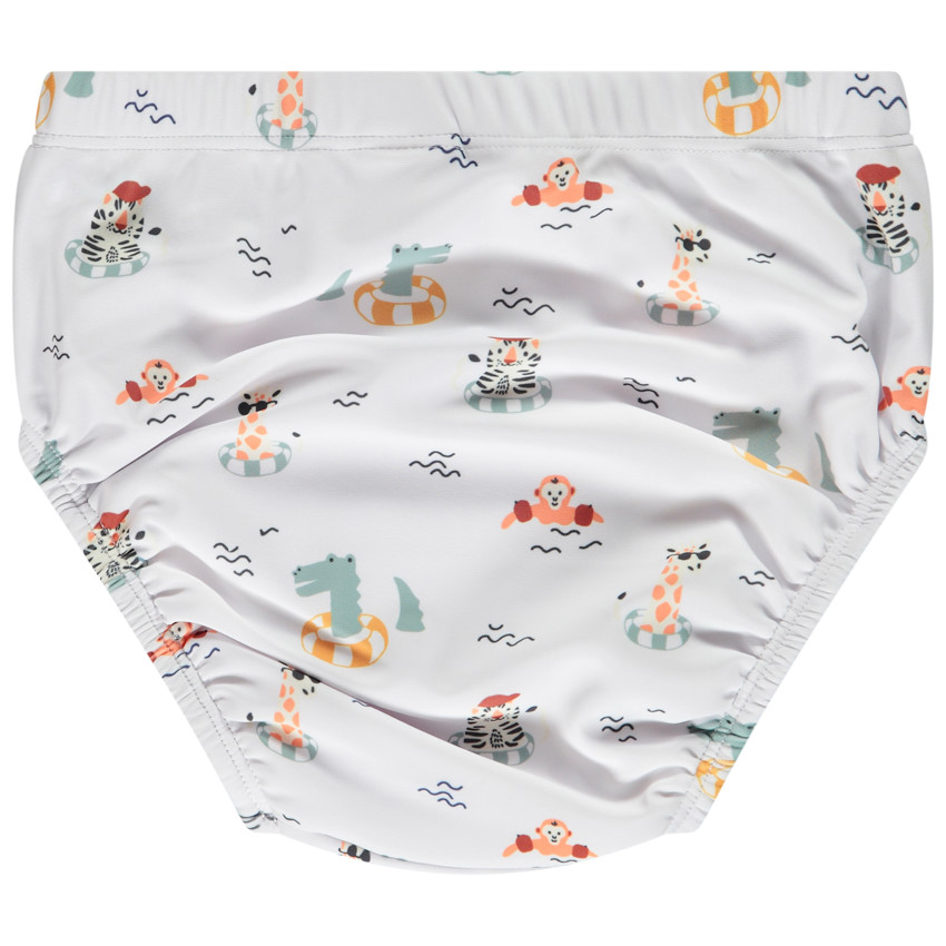 Culotte de bain imprimé animaux nageurs pour bébé garçon