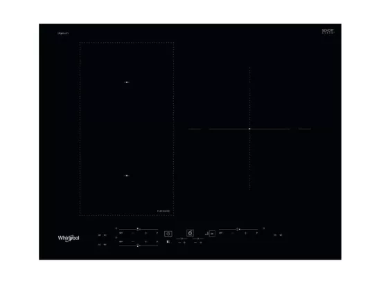 Whirlpool Table de cuisson à induction 65cm 3 feux 7200w noir - wlb3965bfixl