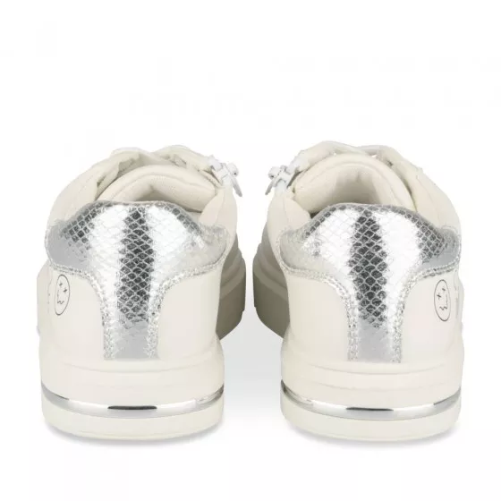 Baskets BLANC LOVELY SKULL