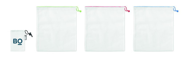 GiftRetail MO9898 - VEGGIE SET RPET Lot de 3 sacs  en RPET