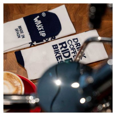 Chaussettes Sporcks Drink Coffee Blanc / Bleu