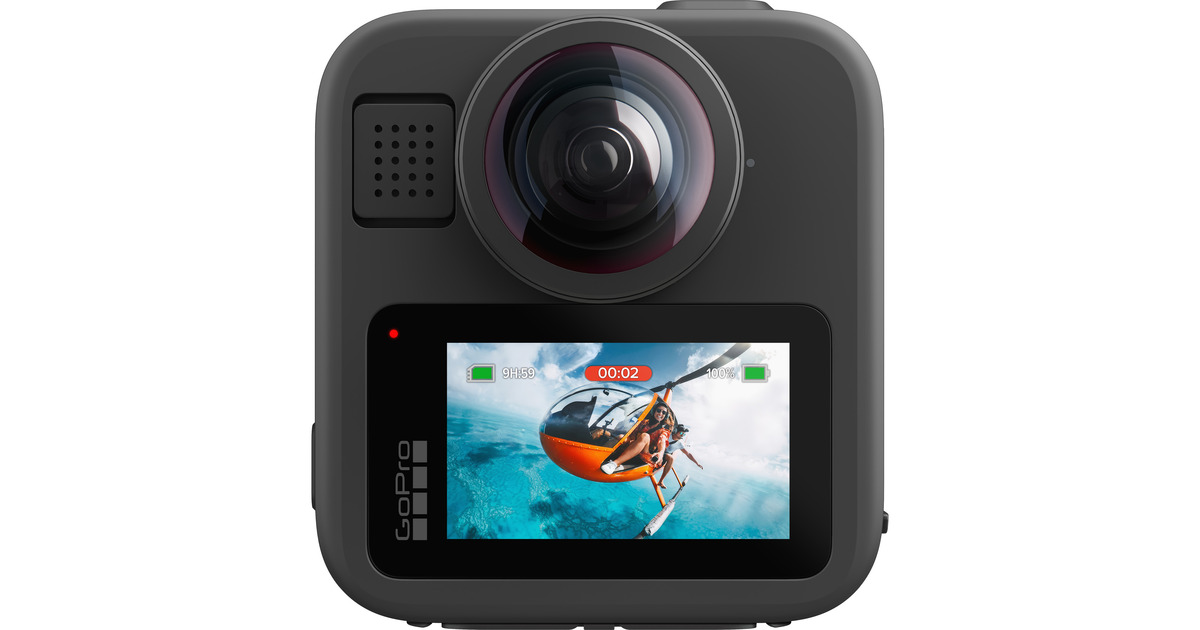 GoProMAX2 videocamera  (Zwart, Wi-Fi 6, Bluetooth LE 5.3, USB-C)