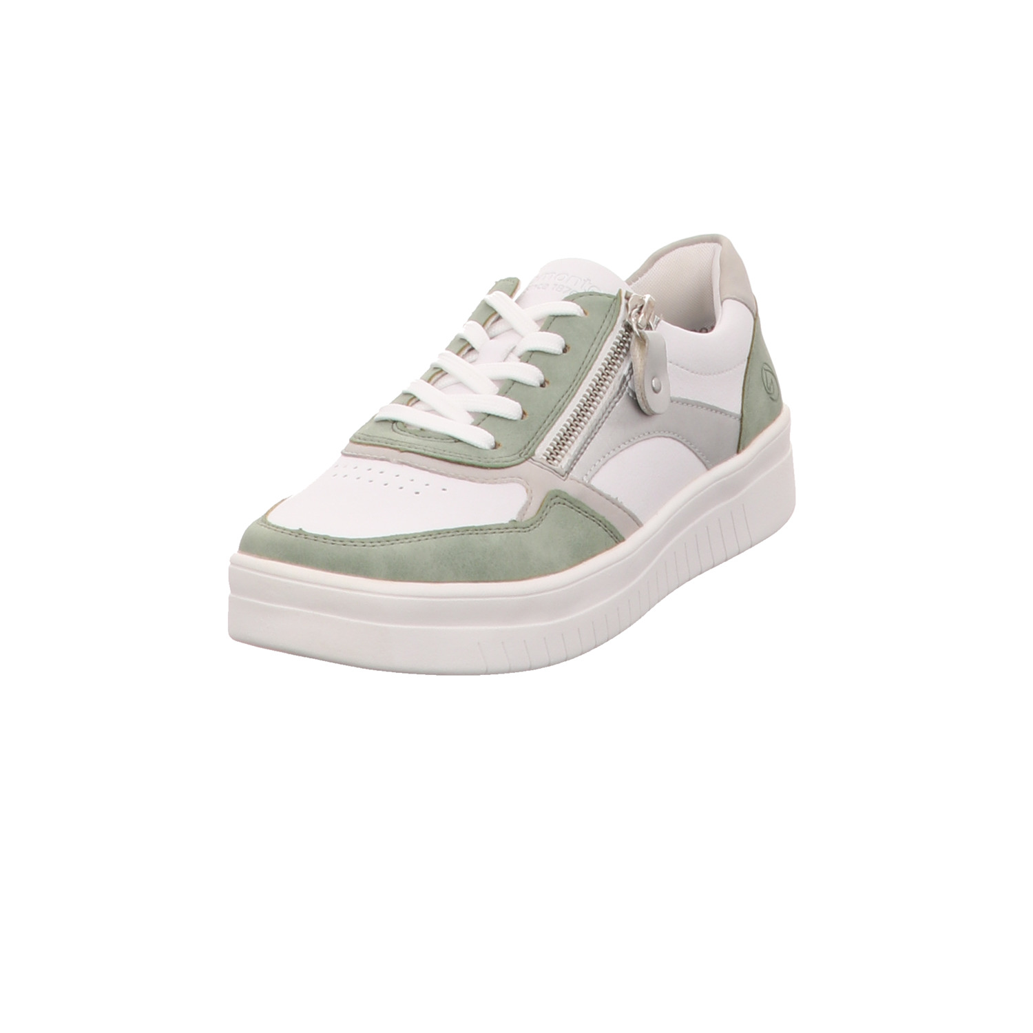Remonte Schnürhalbschuh weiss/weiss kombi