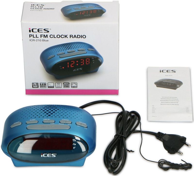 Ices - ICR-210 - Wekkerradio - Compact - LED Display
