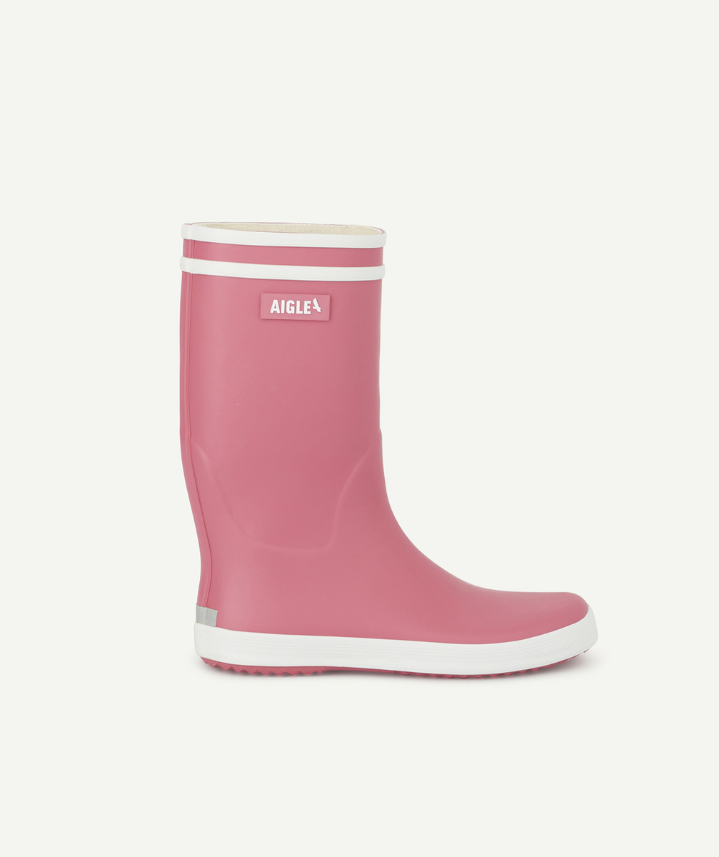 AIGLELES BOTTES EN CAOUTCHOUC ROSE FILLE LOLLYPOP 2
