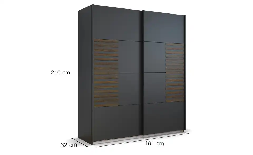 Schwebetürenschrank Barea 181 cm