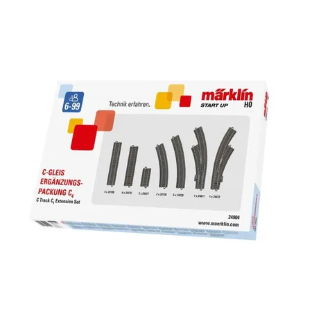 Märklin 24904 C-Gleis Ergänzungspackung C4, Spur H0