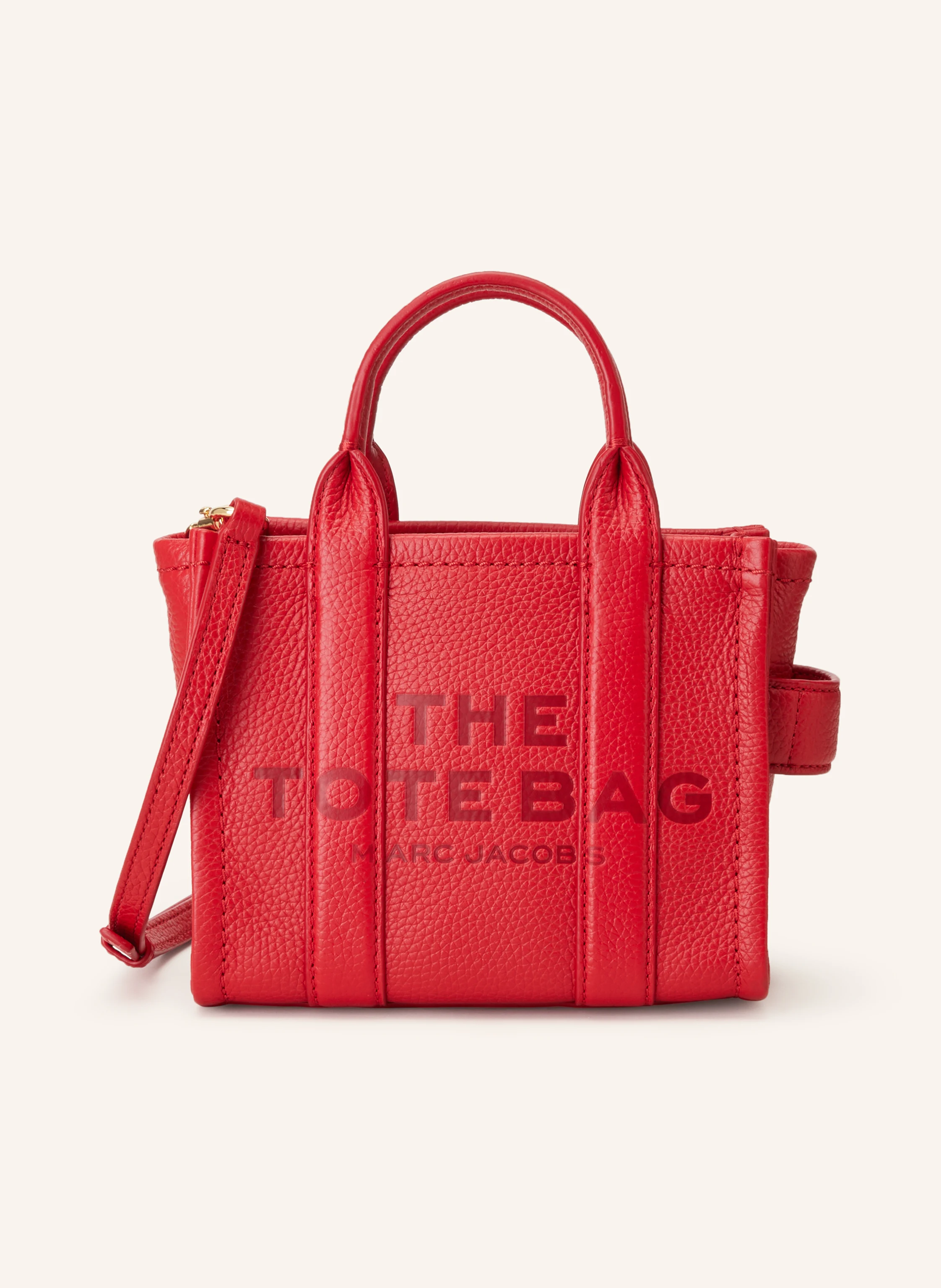 MARC JACOBS Shopper THE CROSSBODY TOTE BAG LEATHER