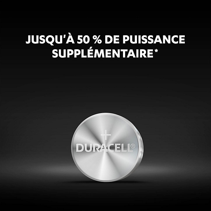 Pile alcaline LR44 Duracell, lot de 4