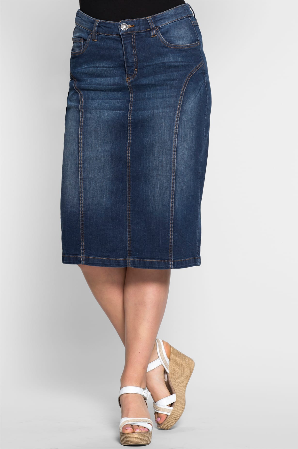Sheego Jeansrock
