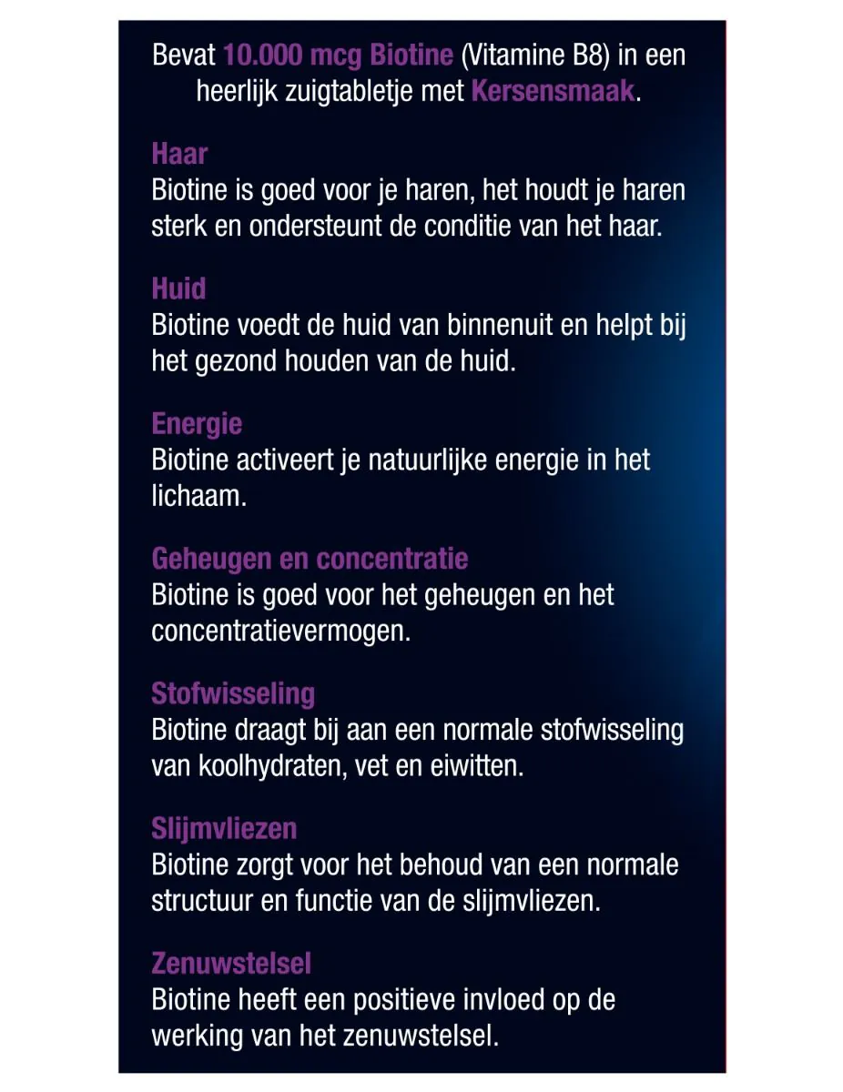 Biotine 10.000mcg Forte