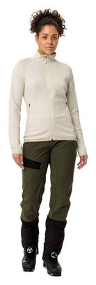 Veste Polaire Femme Vaude Monviso Blanc Ecru