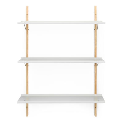Wandregal RM3, RAL 9010 Reinweiß