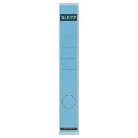 Leitz Rückenschilder schmal mit Griffloch, blau, 10 Stück