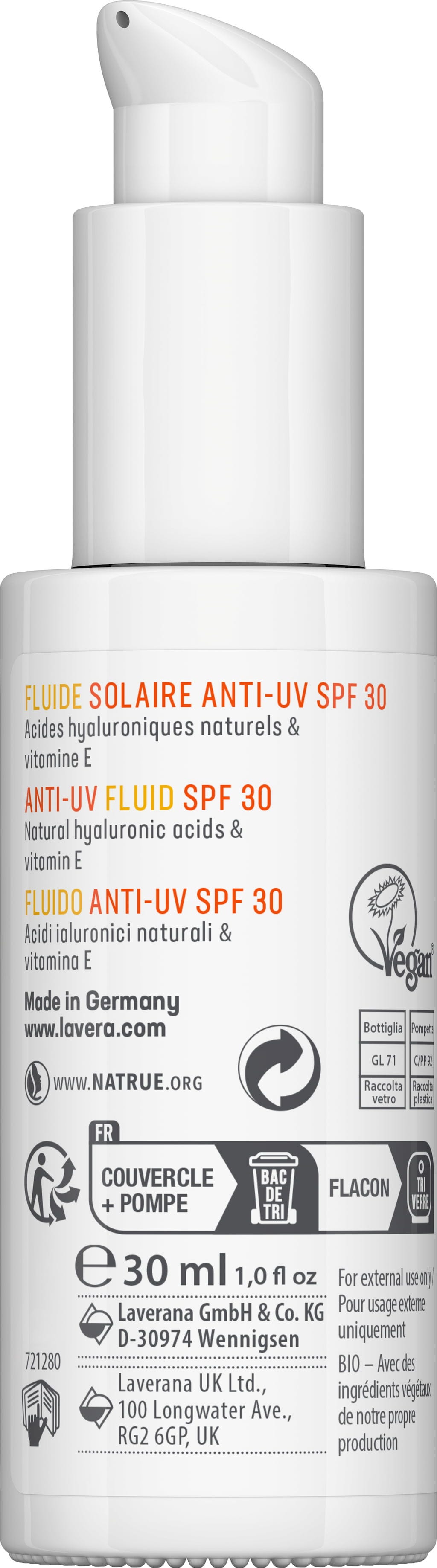 lavera  Anti-UV Fluid LSF 30, 30 ml