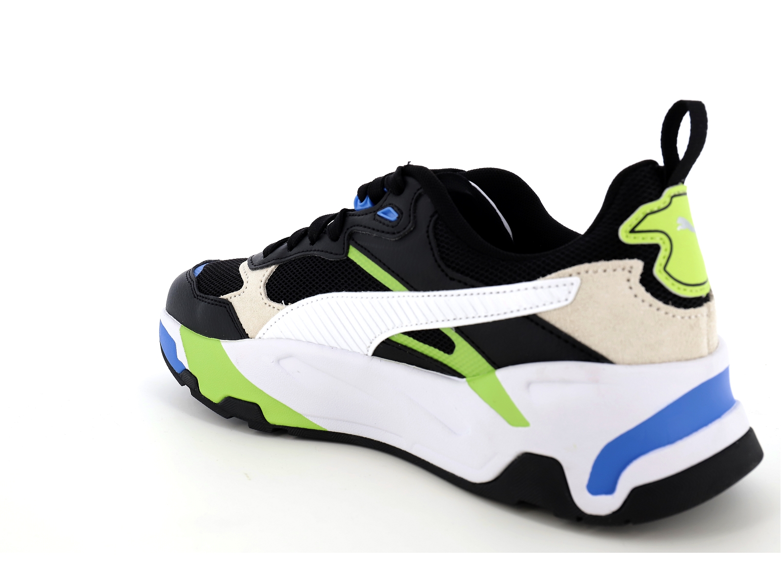 Puma-389289 Synthétique Noir Vert