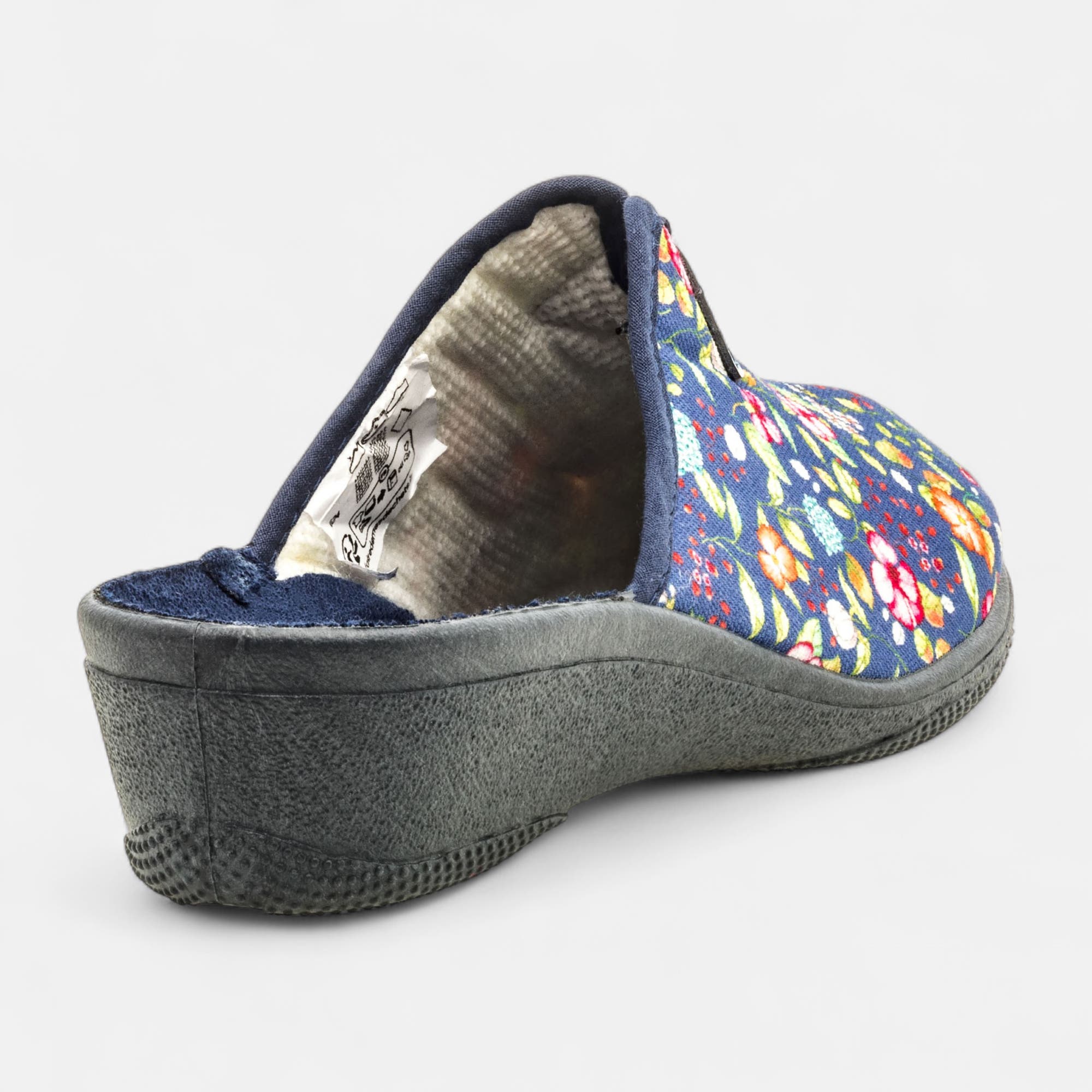 Pantoufles sabots Femme bleu marine