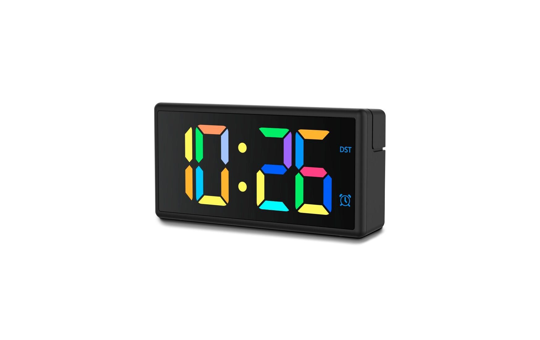 Digitalwecker Ibiza SchwarzWecker mit USB-Ladefunktion