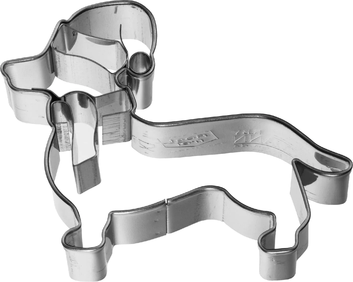 Ausstechform Weihnachtsdackel, 7 cm