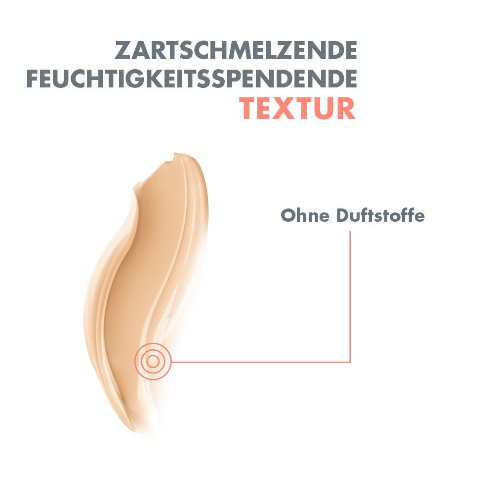 Avène Couvrance korrigierendes Make-up Fluid 02 Naturel mit UV-Schutz