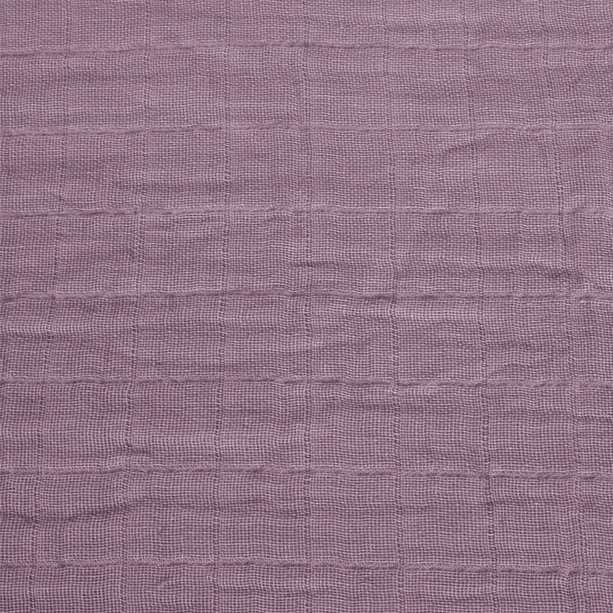 Perlimpinpin Couverture Mousseline - Prune