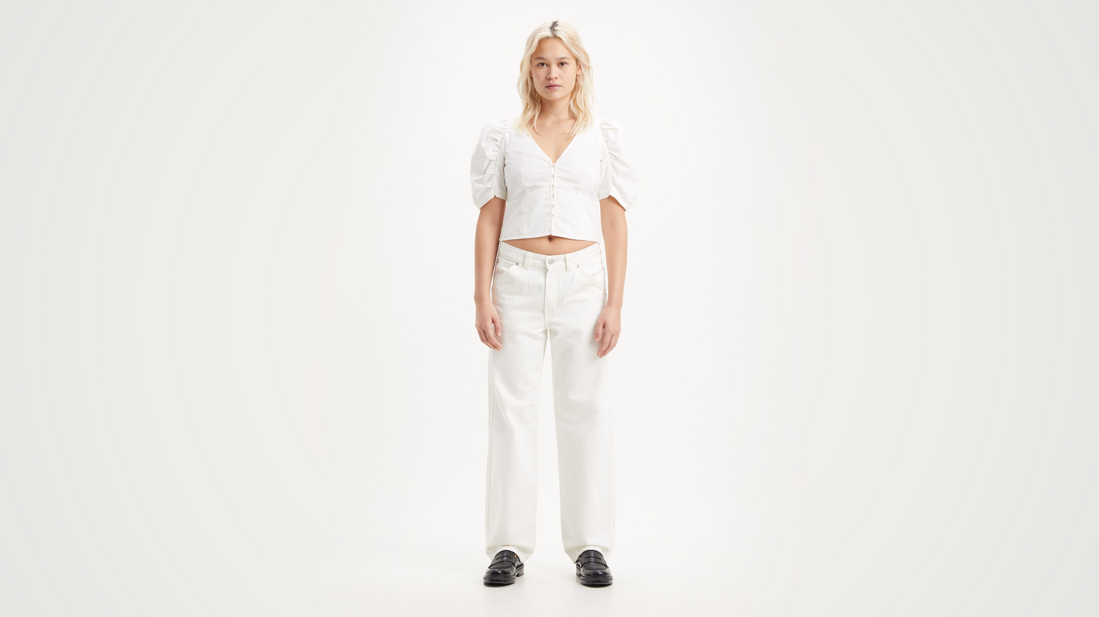 Pantalon Utilitaire Dad - White Rinse - Marron