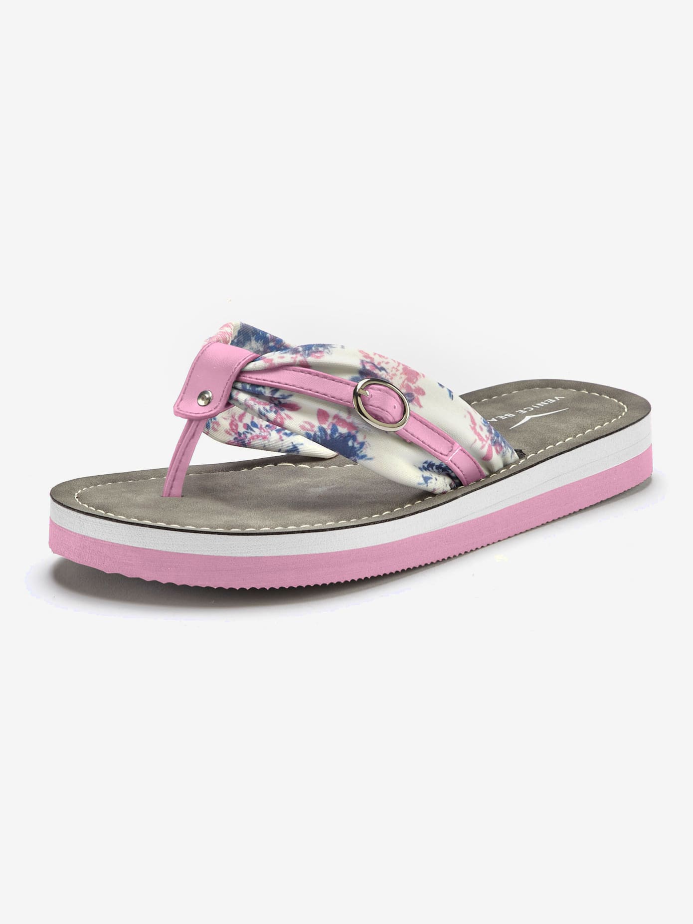 Tongs estivales avec imprimé
