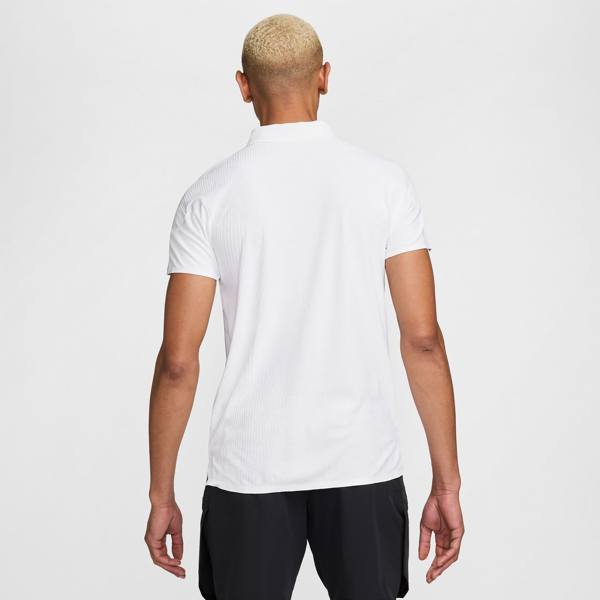 Nike Dri-Fit Court Advantage Polo Hommes - Blanc , Or