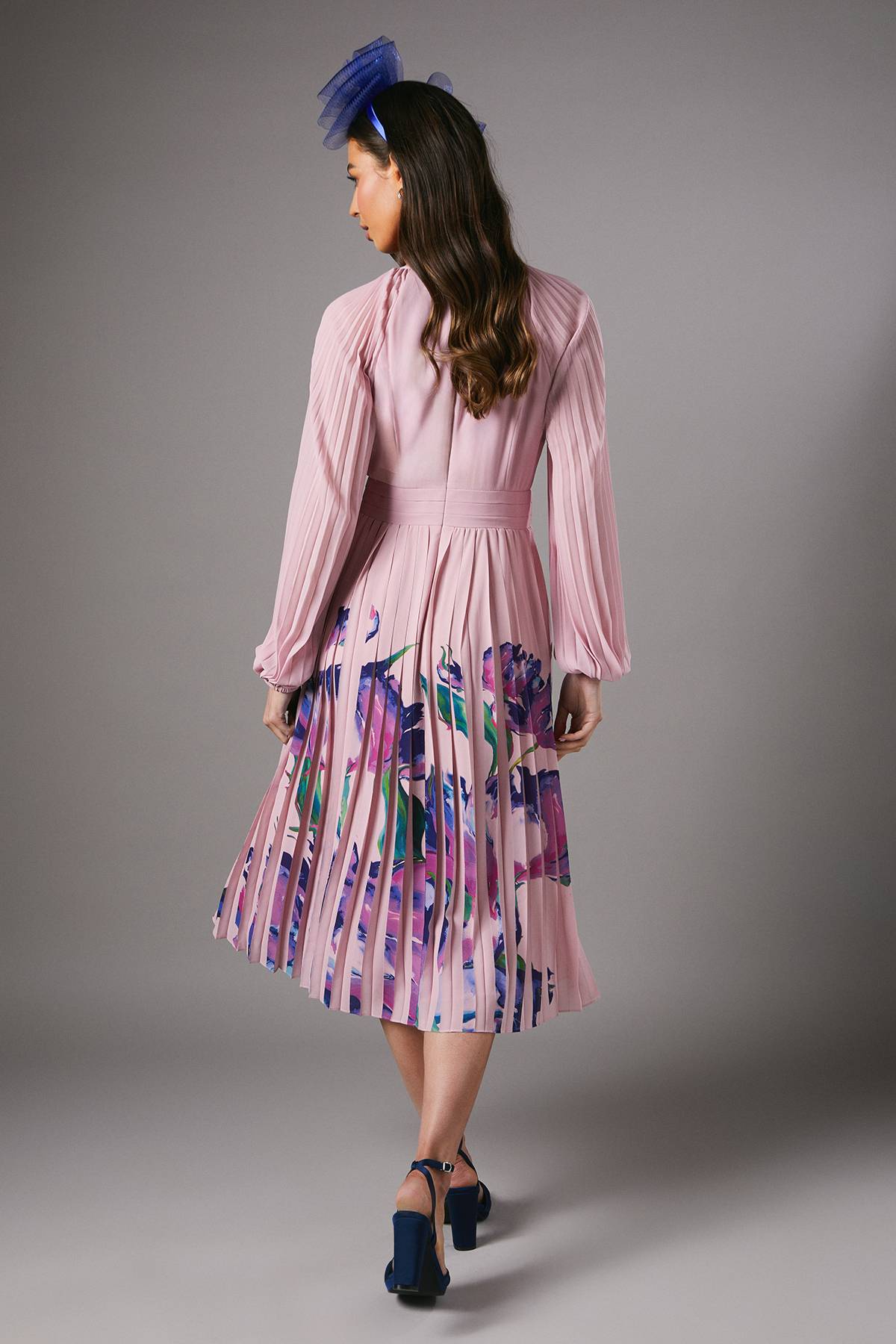 Coast Robe Plissée à Imprimé Placé