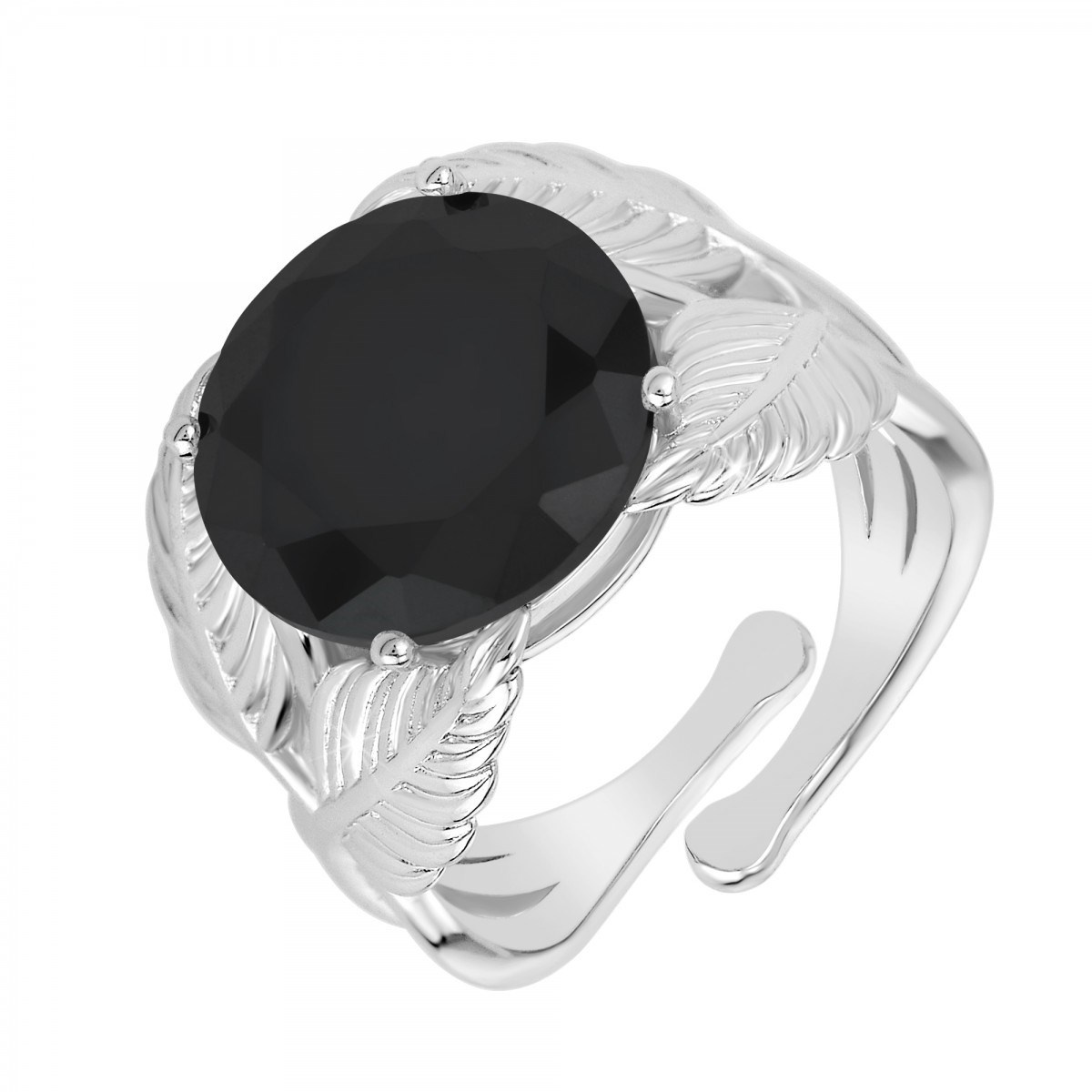 Bague ajustable SC Crystal ornée d'un Zirconium