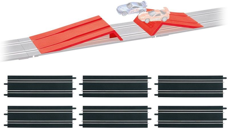 Carrera - 20071599 - Action Pack - Meerkleurig - Inclusief Springschans en Baanaccessoires