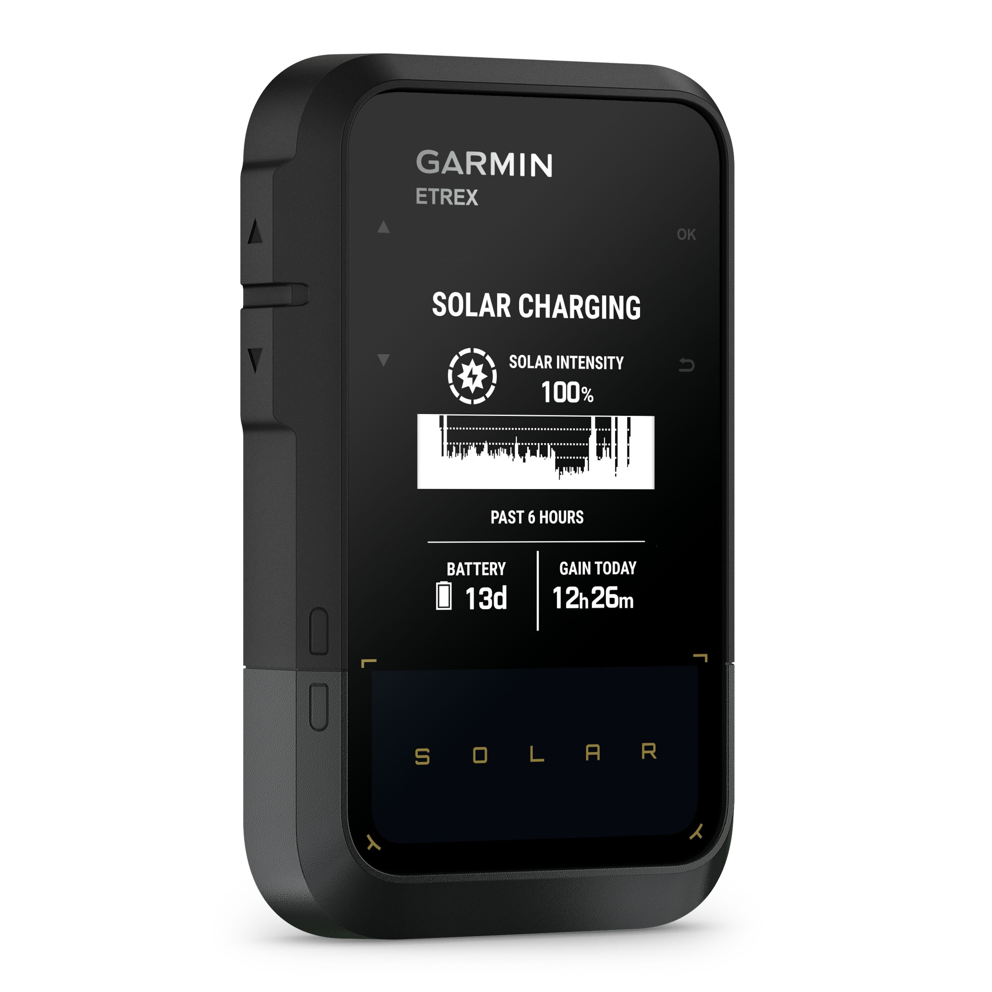 Garmin eTrex Solar GPS-navigator med solenergilading