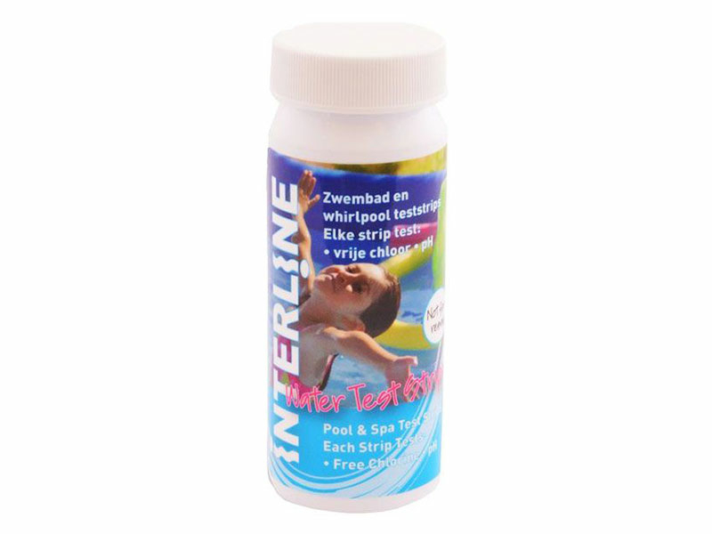 Interline water test strips